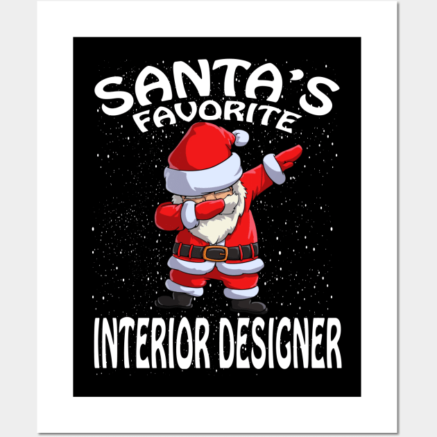 Santas Favorite Interior Designer Christmas Wall Art by intelus